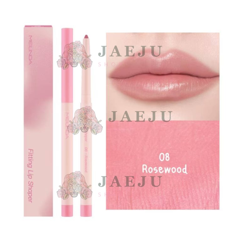 Meilinda fittting lip shaper เม ลินดา ฟิตติ้ง ลิป เซอเปอร์  0.28กรัม - 08.Rosewood