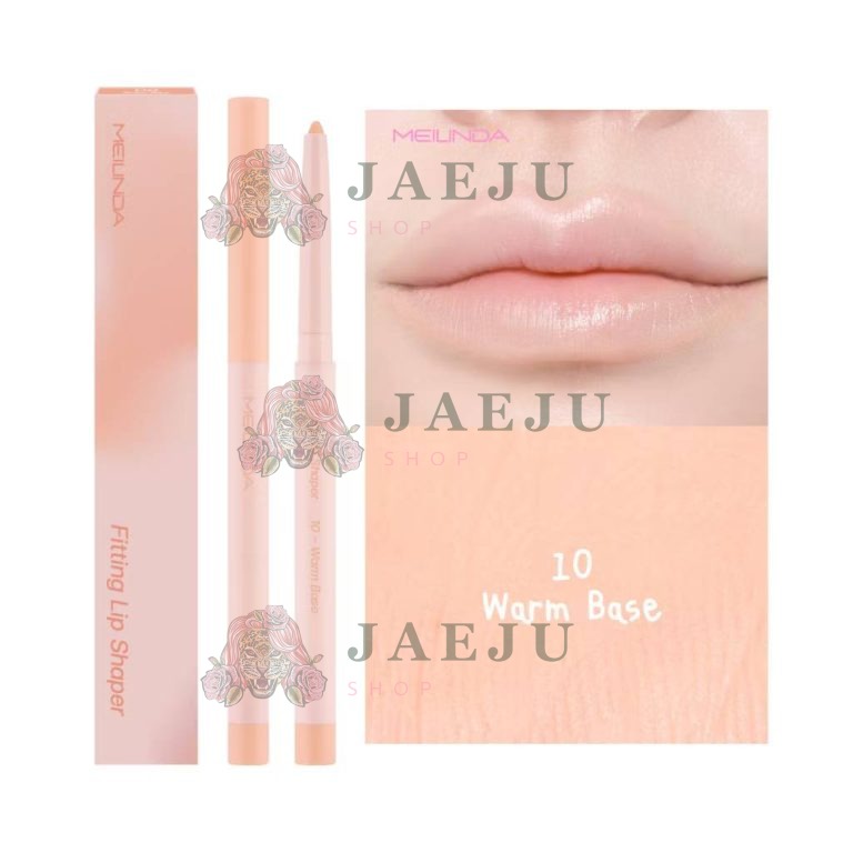 Meilinda fittting lip shaper เม ลินดา ฟิตติ้ง ลิป เซอเปอร์  0.28กรัม - 10.Warm base