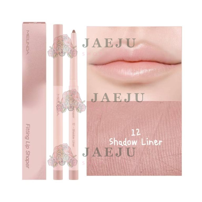 Meilinda fittting lip shaper เม ลินดา ฟิตติ้ง ลิป เซอเปอร์  0.28กรัม - 12.Shadow linet