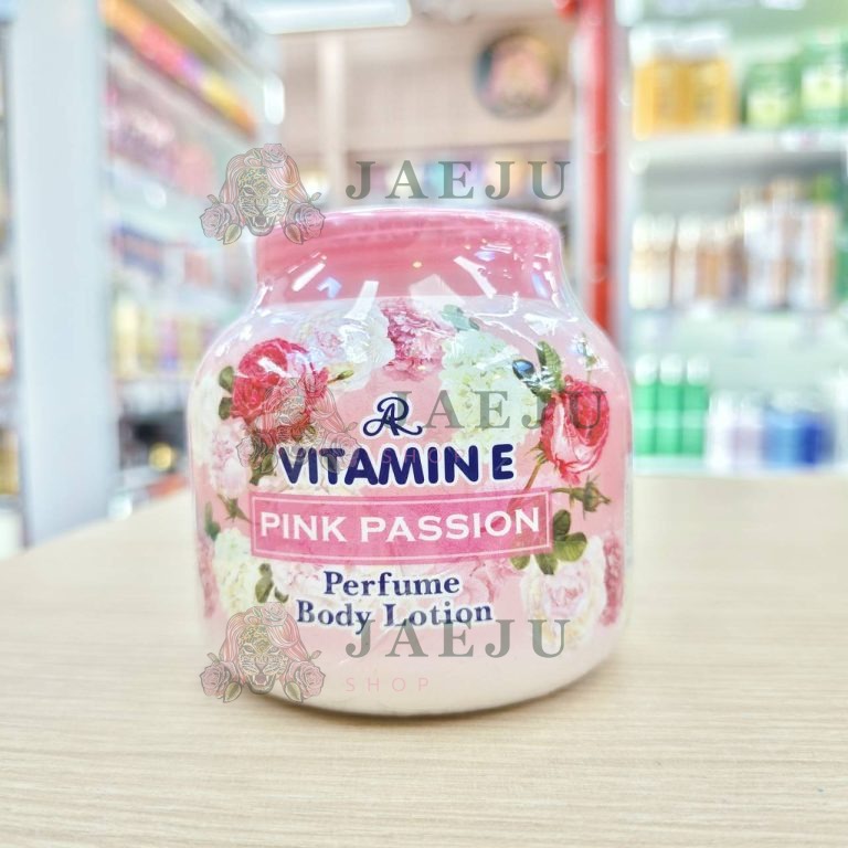 AR vitamin e Perfume body lotion เอ อาร์ วิตามิน อี เพอร์ฟูม บอดี้ โลชั่น 200g - 03. pink passion (ชมพู)