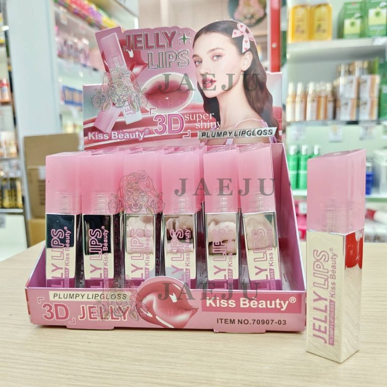 NO.70907-03 Kiss beauty jelly lips 3d super คิสบิวตี้ ลิปเจลลี่ 5mlx24pcs - NO.70907-03 Kiss beauty jelly lips 3d super คิสบิวตี้ ลิปเจลลี่ 5mlx24pc