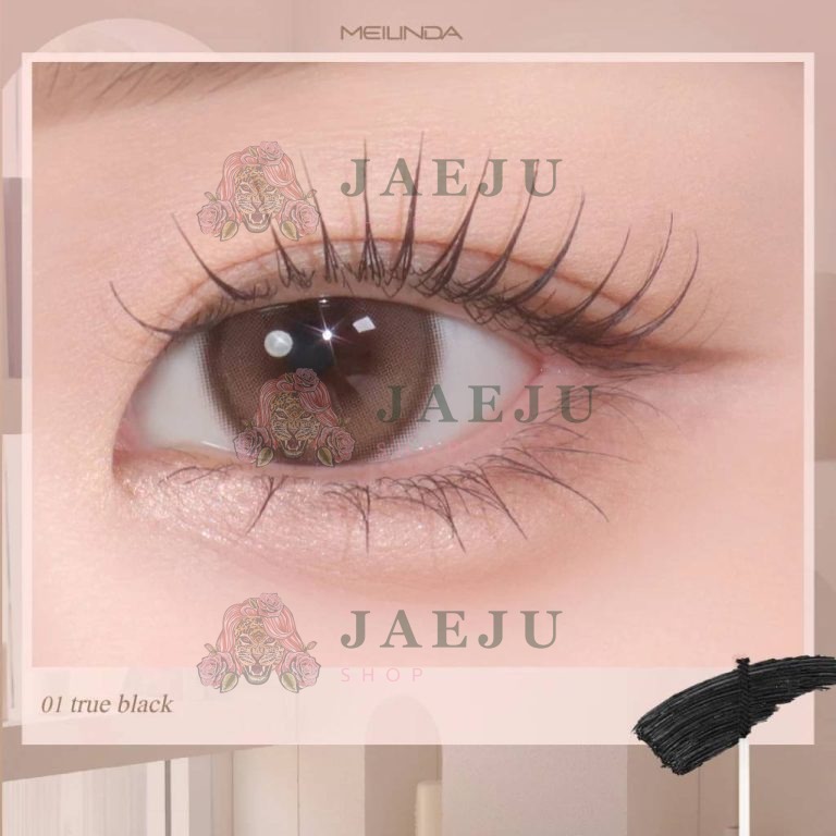 Meilinda slim curling mascara - No.1 True Black