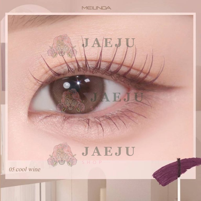 Meilinda slim curling mascara - No.5 Cool Wine