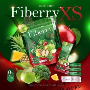 Jennie Moon Fiberry Cyder Lipo XS Sachets เจนนี่มูน ไฟเบอร์รี่ แอปเปิ้ล 10g./x30Sachets