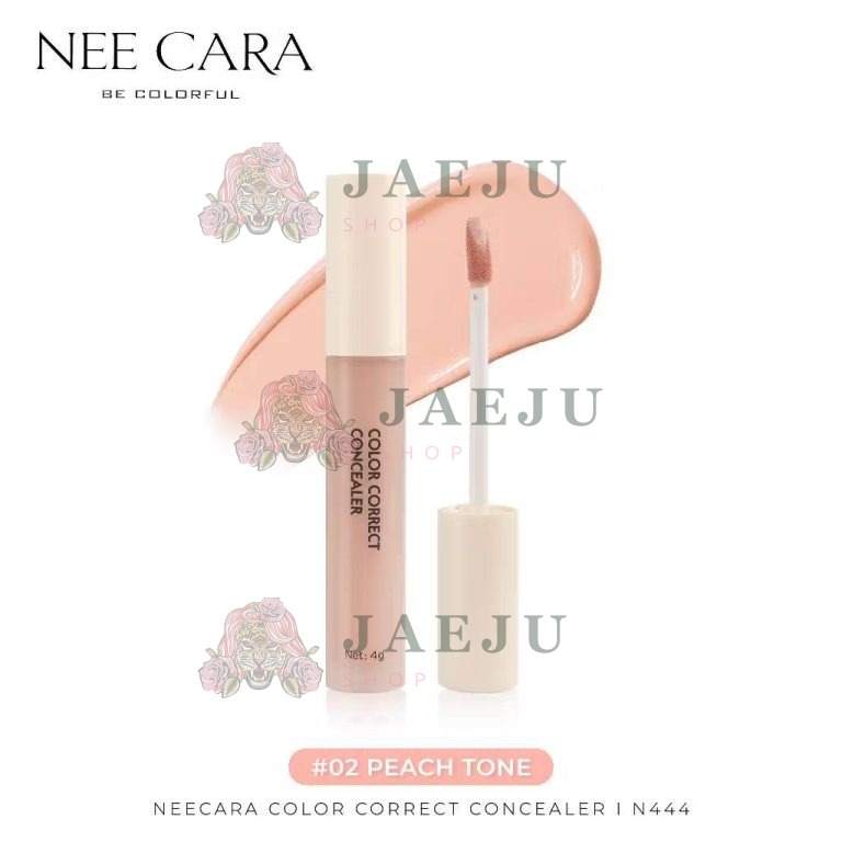 N444 Nee cara color correct concealer นีคาร่า คอเรด คอนซีลเลอร์ 4g - 02. Peach tone