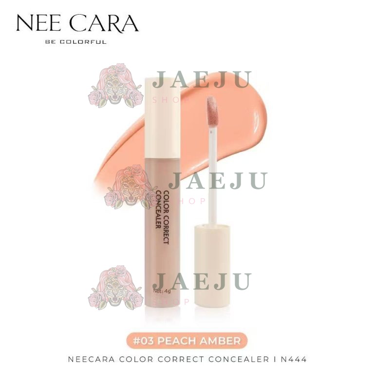 N444 Nee cara color correct concealer นีคาร่า คอเรด คอนซีลเลอร์ 4g - 03. peach amber