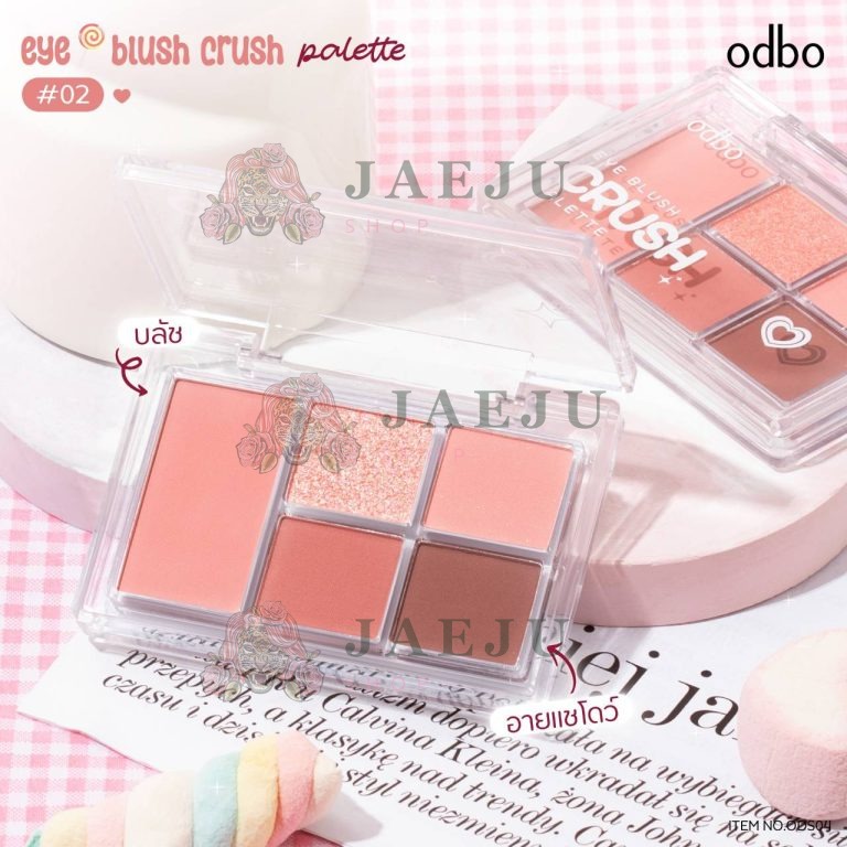 odbo eye blush crush palette - No.2