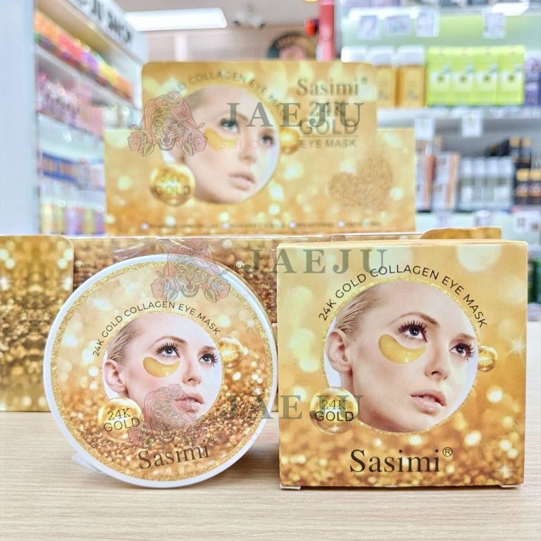 Sasimi eye mask เซซิมิ อาย มาส์กใต้ตา 1.4gx60pcs - 02. NO.7019 24k gold