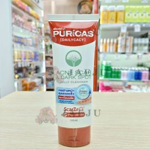 Puricas acne scar&dark spot jelly cleanser เพียวริก้าส์ เจลล้างหน้า 100ml