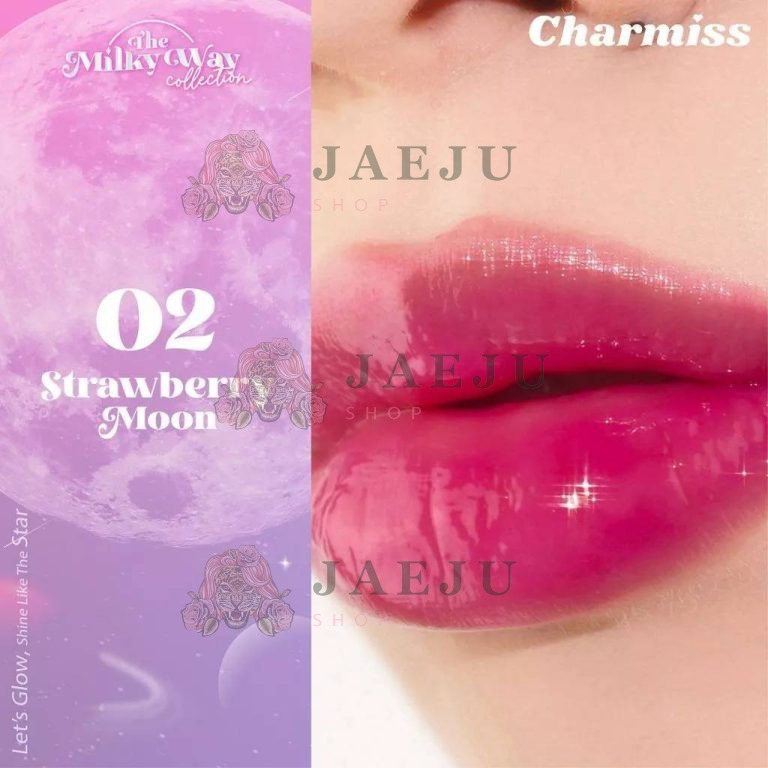 Charmiss the milky way marble liquid lip balm - NO.2Strawberry Moon