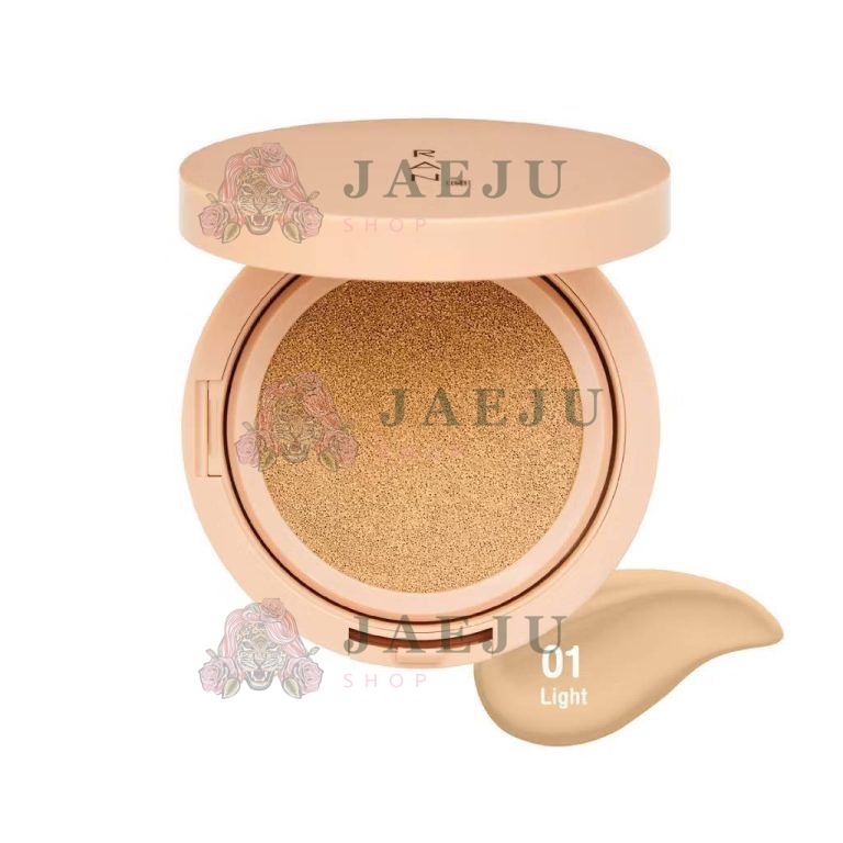 Ran bright touch cushion by pom vinij รัน ไบร์ท ทัช คุชชั่น บาย ป้อม วินิจ 15g - No. 01 light