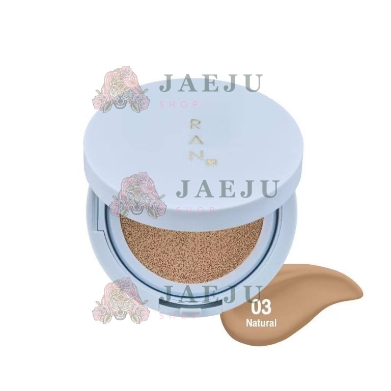 Ran perfect glow cushion spf 50+pa++++ by pom vinij 15g รัน เพอร์เฟค โกลว์ คุชชั่น - No. 03 natural