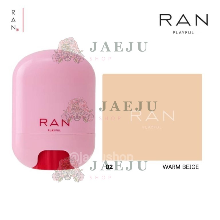 Ran playful cushion stick spf 30 pa++ รัน คุชชั่นสติก 15g - 02. warm beige