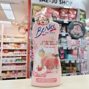 Benice peachy peach & shea butter บีไนซ์ เชียร์ บัตเตอร์ พีชชี่ 400ml.