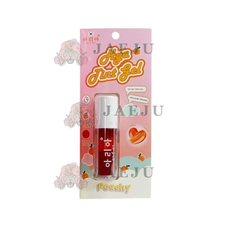 Aria hya tint gel อา รี อา ไฮยา ติ้นท์ เจล สีส้มพีช 4ml. - 01.Peachy