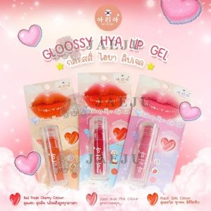 Aria glossy hya lip gel scent อา รี อา กลอสซี่ ไฮยา ลิปเจล  4ml.