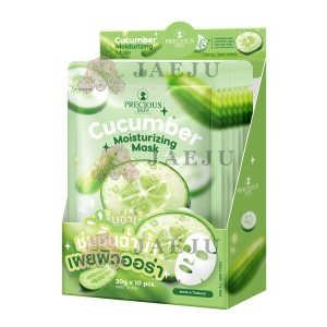 Precious skin cucumber moisturizing mask เพชรเชิส สกิน คูคัมเบอร์ มอยส์เจอร์ไรซิ่ง มาส์ก