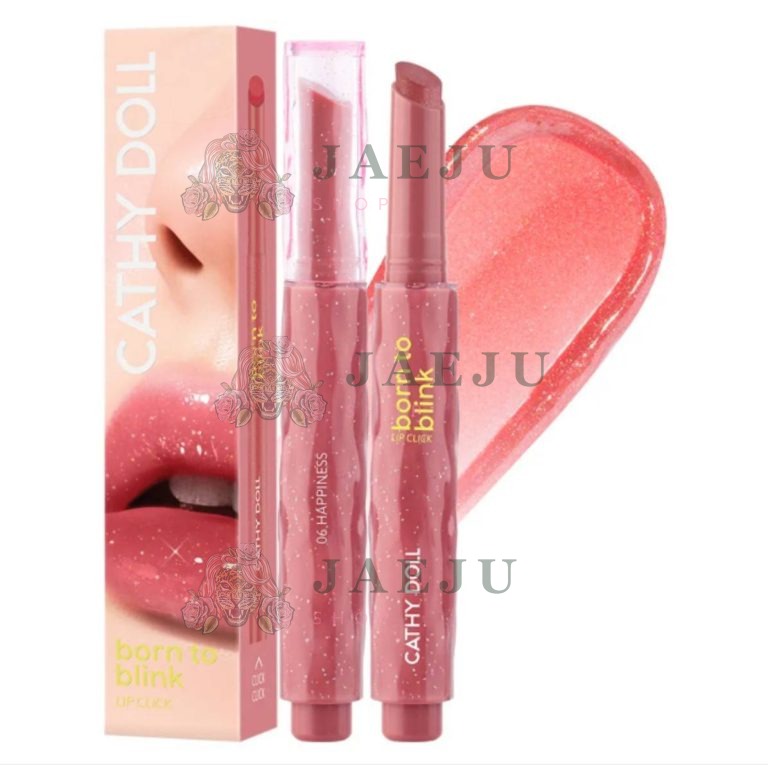 Cathy doll born to blink lip click เคที่ดอลล์ บอร์นทุบลิงก์ลิปคลิก 2g. - 06.HAPPINESS