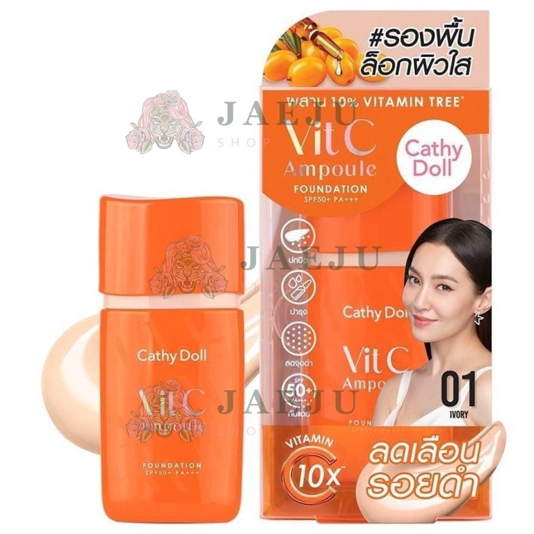 Cathy doll vit c ampoule founation - NO.1Ivory