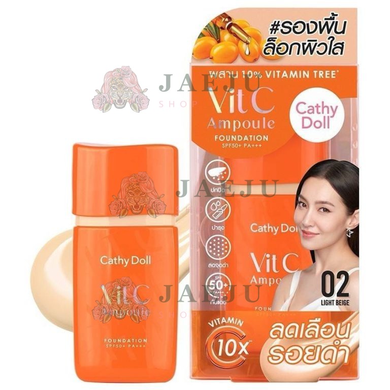 Cathy doll vit c ampoule founation - NO.2Light Beige