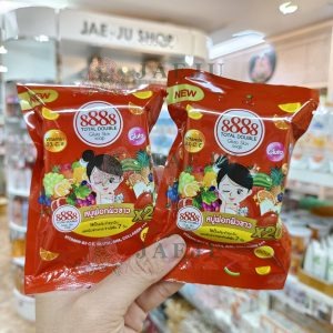 8888 total double gluta skin soap 80g.
