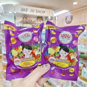 8888 total double gluta skin soap 80g.