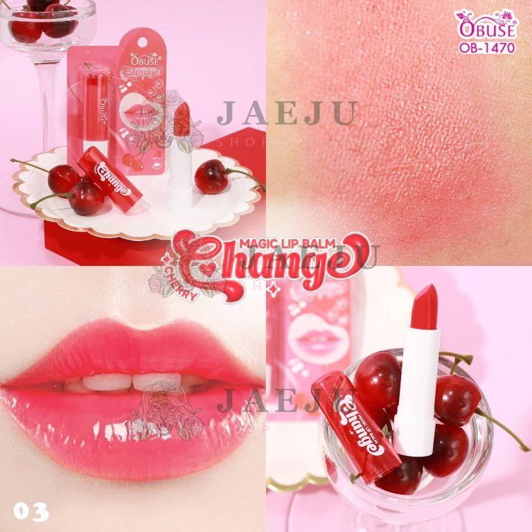 Obuse magic lip balm - NO.3cherry
