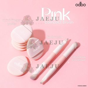 odbo pink compacb brush#shadow contour&lip brush