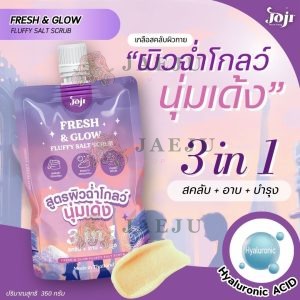 Joji secret young fresh&glow fluffy salt scrub 3in1