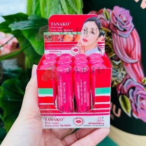 TANAKO Strawberry Lip Balm x 12 Pcs./Box