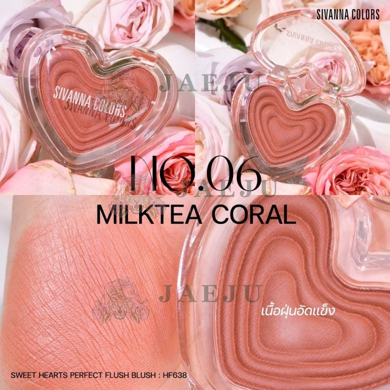 Sivanna colors sweethearts perfect flush blush - NO.6Milktea Coral