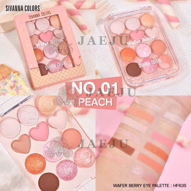 Sivanna colors wafer berry eye palette - No.1peach