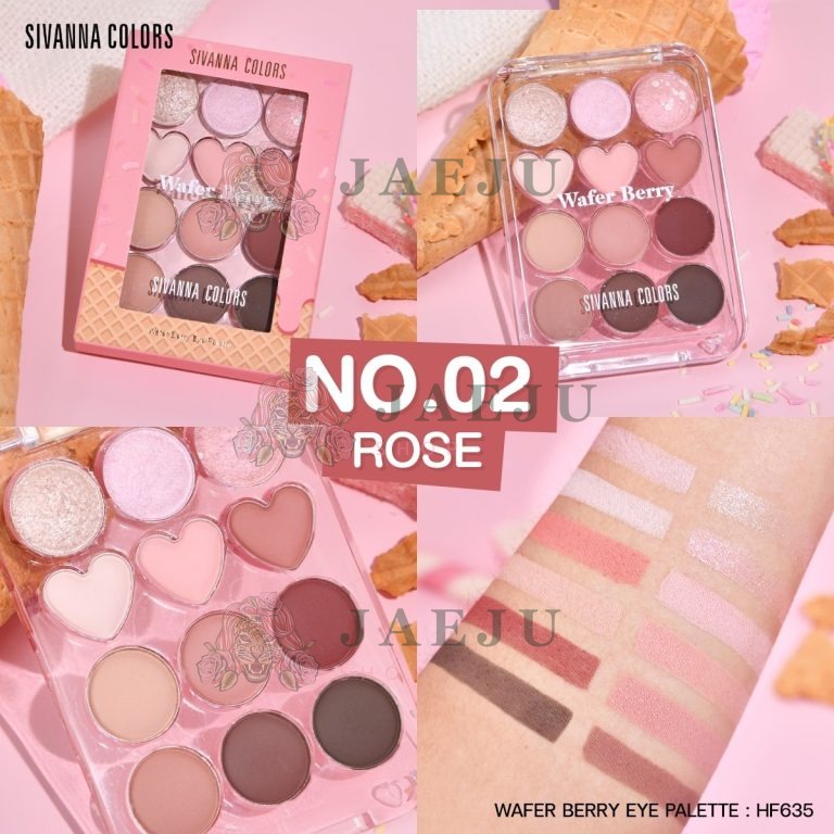Sivanna colors wafer berry eye palette - No.2rose