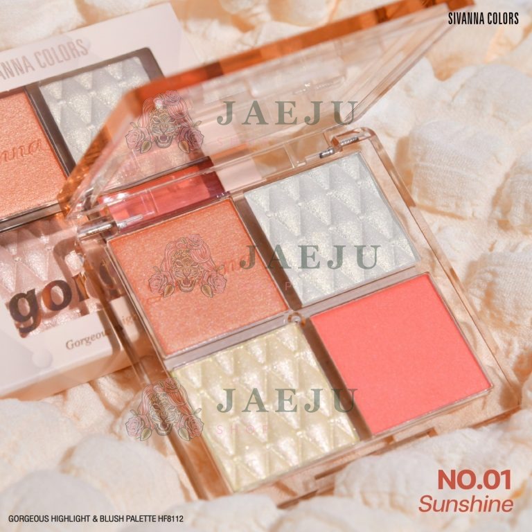 Sivanna colors gorgeous highlighter&blush palette - NO.1Flowering Iris