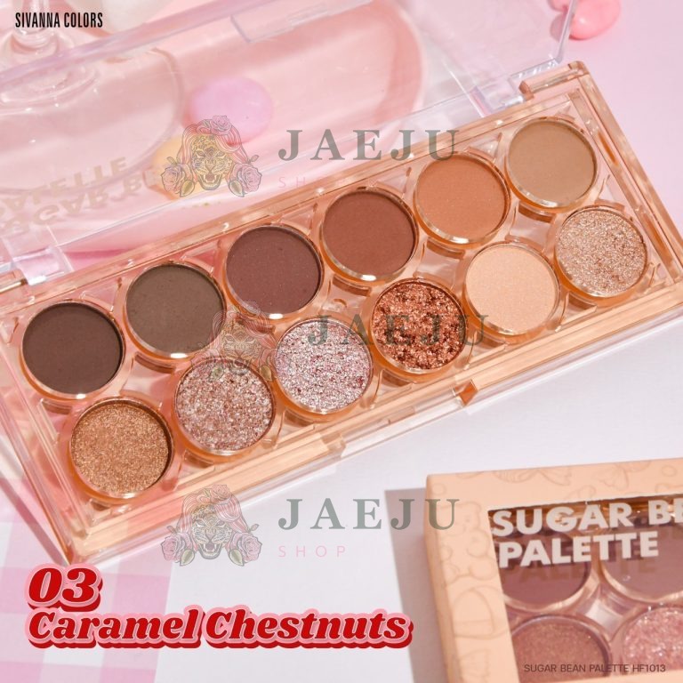 Sivanna colors sugar bean palette - NO.3Caramel Chestnuts