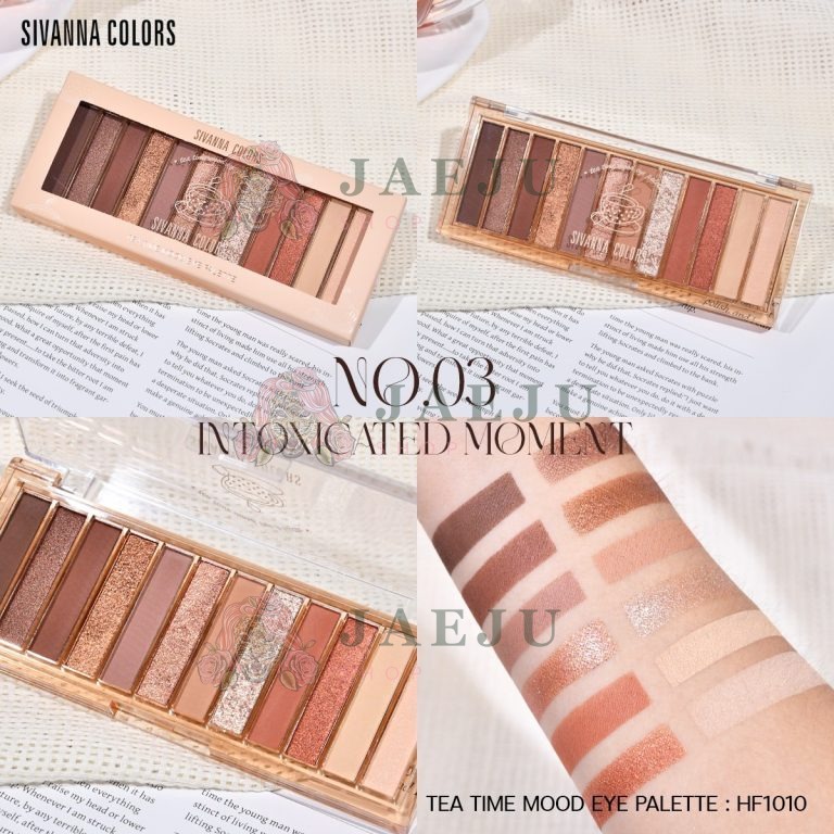 Sivanna colors tea time mood eye palette - NO.3Intoxicated Moment