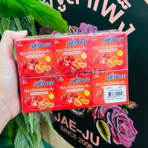 Vipada tomato&orange soap วิภาดา สบู่เปือยมะเขือเทศผสมส้ม