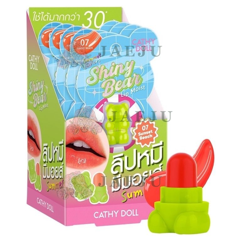 Cathy doll shiny bear lip moist - NO.7Sunset Beach