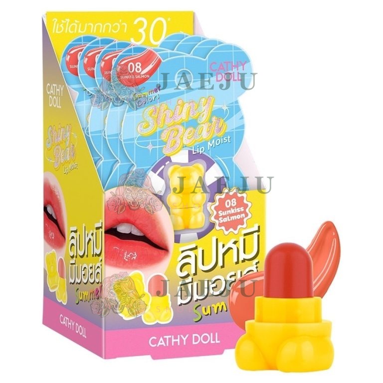 Cathy doll shiny bear lip moist - NO.8Sunkiss Salmon