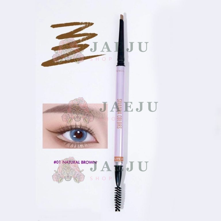 Sivanna colors ultra fine shape eyebrow ซีเวนน่า คัลเลอร์ส อัลตร้าไฟน์ 0.1g - NO.1Nature Brown