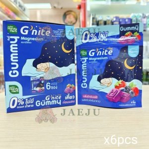 Handy Herb G' nite 0% sugar magnesium แฮนดี้เฮิร์บ จีไนท์ 0% 22g./x6pcs