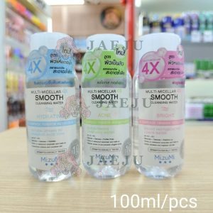 Mizumi multi-micellar 4x smooth cleansing water มิซึมิ มัลติ-ไมเซล่า โฟร์เอ็กซ์ 100ml