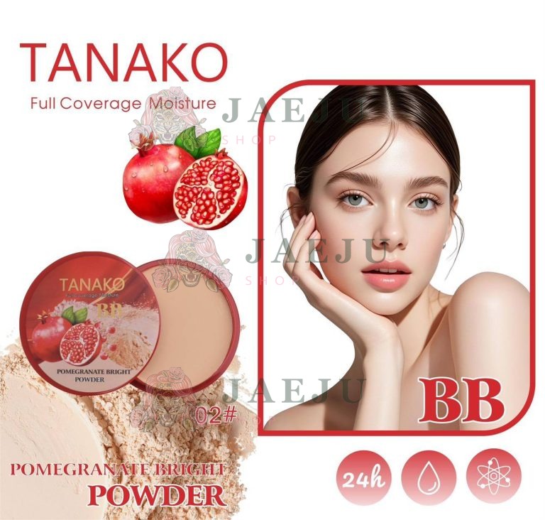 NO.T6105 Tanako bb pomegranate bright powder ทานาโกะ แป้งทับทิม 13g/x12pcs - เบอร์02