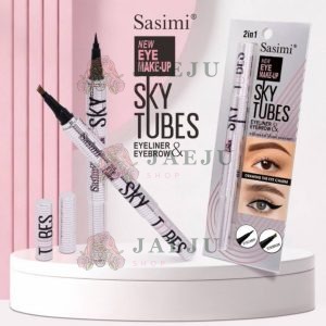 S92035 Sasimi skytubes eyeliner&eyebrow ซาซิมิ สกาย ทิวบ์ ไอไลเนอร์ แอนด์ อายบราว 2ml+2ml/x12pcs