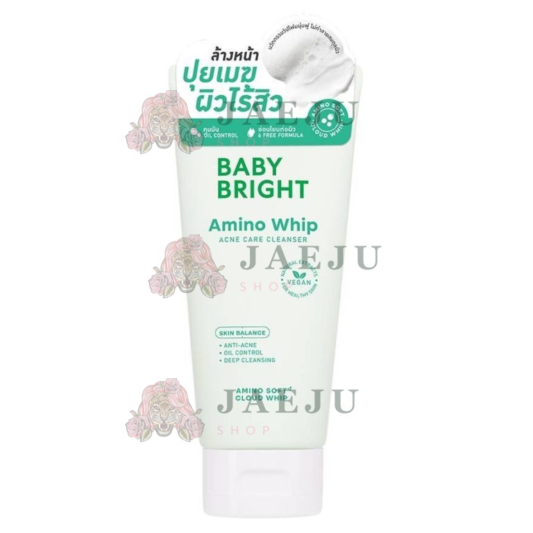 Baby Bright Amino Whip Cleanser โฟมล้างหน้าปุยเมฆ 100g - 03. acne care
