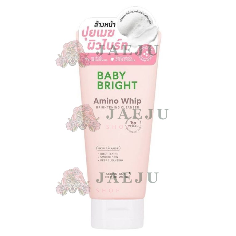 Baby Bright Amino Whip Cleanser โฟมล้างหน้าปุยเมฆ 100g - 02. brightening