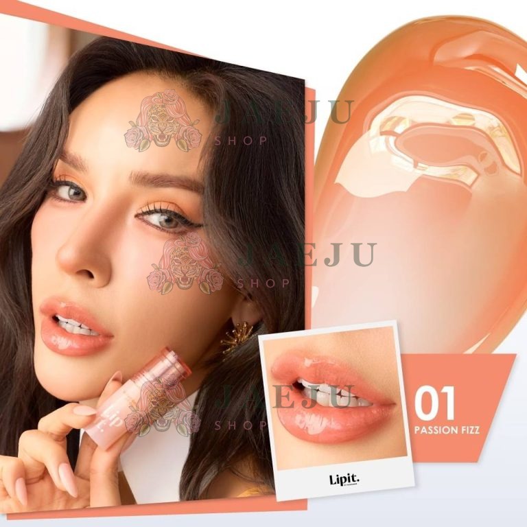 Lipit shake brush lip oil ลิปอิท เชคบรัชลิปออย์ 4g - 01. Passion fizz