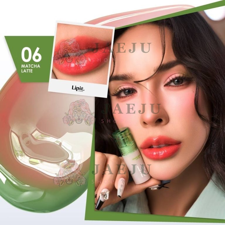 Lipit shake brush lip oil ลิปอิท เชคบรัชลิปออย์ 4g - 06. Matcha latte