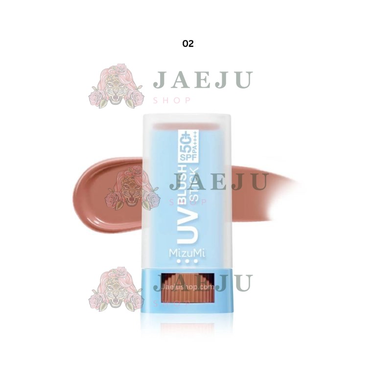Mizumi UV Blush Stick SPF50+ PA++++ มิซึมิ บลัชสติ๊ก 4g - 02. coco martini โคโค่ มาร์ตินี