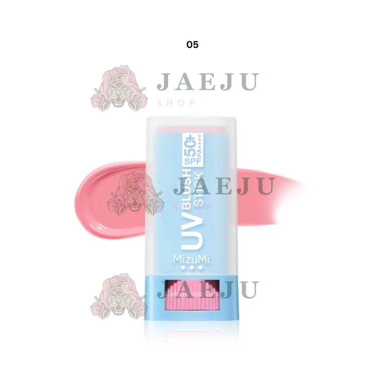 Mizumi UV Blush Stick SPF50+ PA++++ มิซึมิ บลัชสติ๊ก 4g - 05. Pink Spritz พิงค์ สปริตซ์